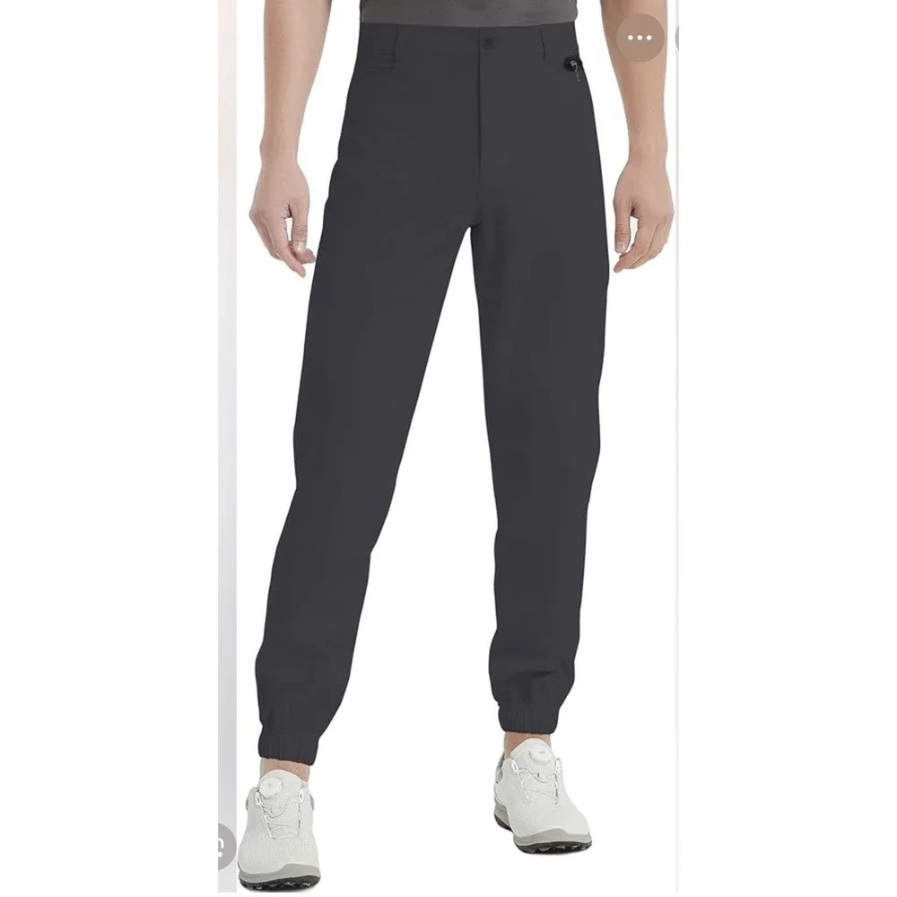 NWT LESMART Men's Golf Pants Joggers Stretch Lightweight Slim Fit Pants sz.38